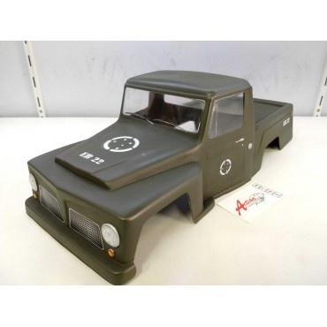 BOLHA ROCK CRAWLER E MONSTER WILLYS FORD F-75 JÁ PINTADA PINTURA EXTERNA VERDE FOSCO EXÉRCITO LHP 0984 VF